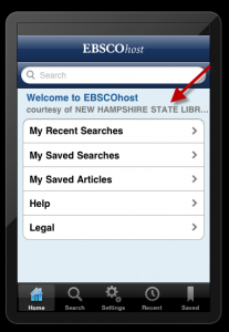 EBSCO iPhone App Finished