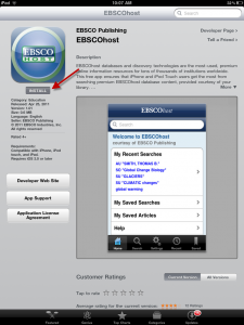 EBSCO iPhone App App Store