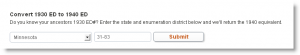 Converting Enumeration Districts