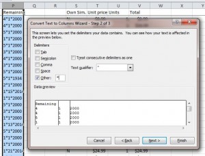 HC Spreadsheet Text to Columns