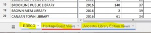 Collect spreadsheet tabs