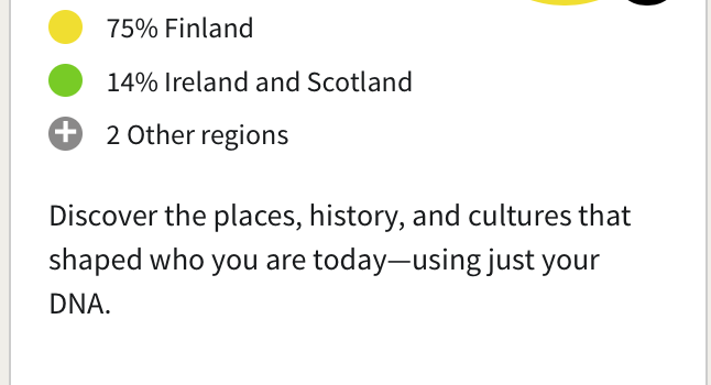 Ancestry DNA Results Are In! Ancestry DNA Results Are In!