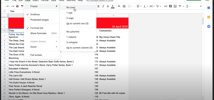 Google Sheets: Readability Google Sheets: Readability